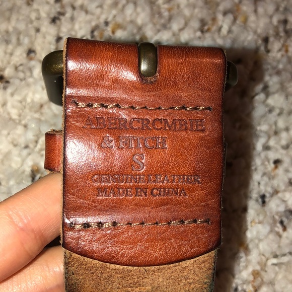Abercrombie & Fitch Genuine Leather Belt - Picture 7 of 8